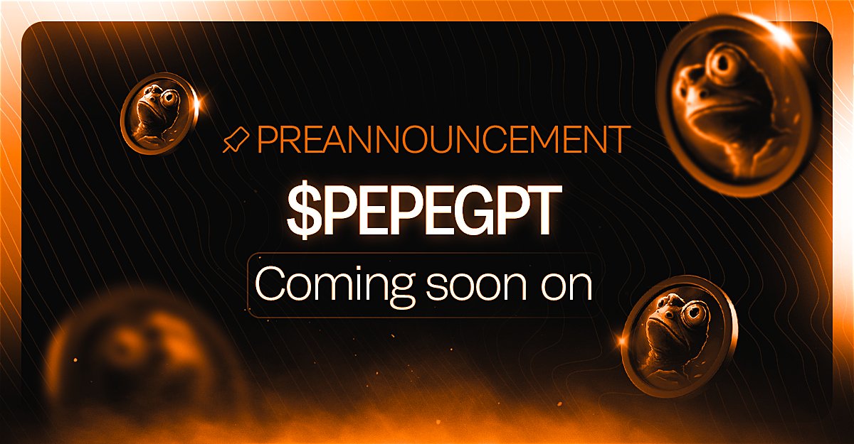 PepeGPTmeme's tweet photo. 🚀 Introducing PEPE GPT Meme Token! 🐸💥

Join the meme revolution with the power of AI! 🤖💪

PEPE GPT combines the brilliance of GPT technology with the hilarity of Pepe memes. 😂📚

Get ready for an unstoppable wave of memetic creativity! 🌊🎉

#PEPEGPT #MemeToken #AI #Crypto https://t.co/FNFJcOjWXV