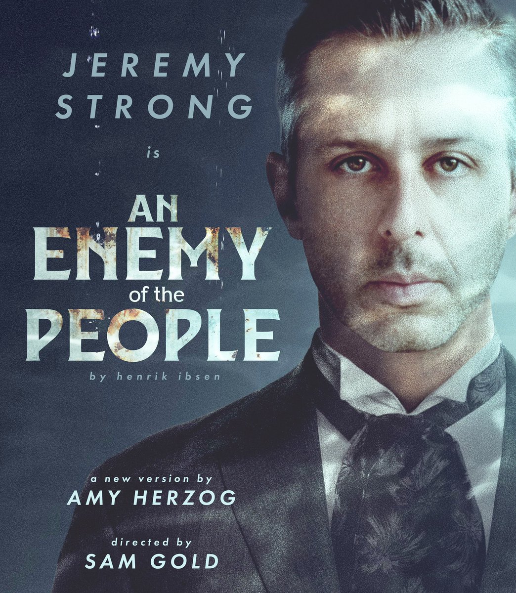 an enemy of the people, coming to broadway in 2024 starring jeremy strong - only for a limited engagement.