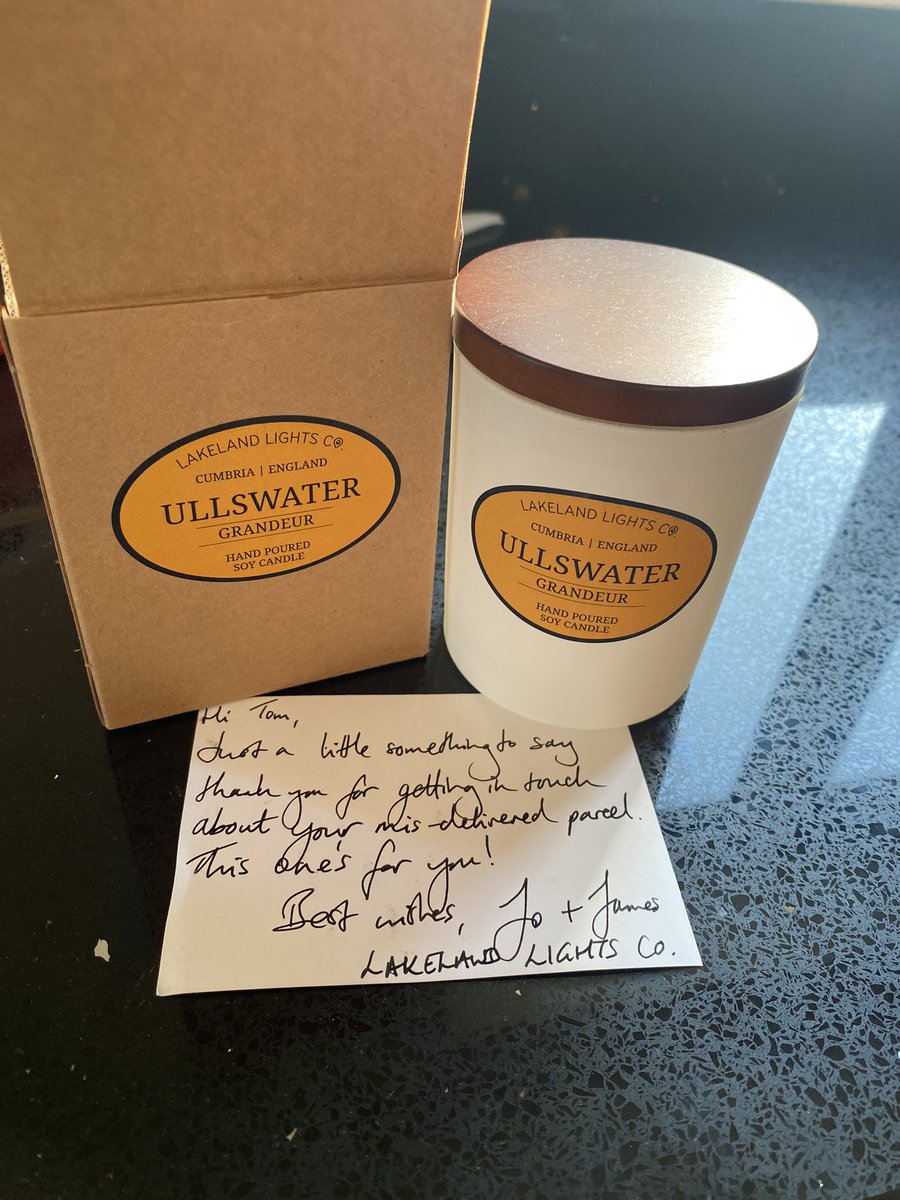 Thanks to <a href="/LightsLakeland/">Lakeland Lights Company ™</a> for the lovely candle!