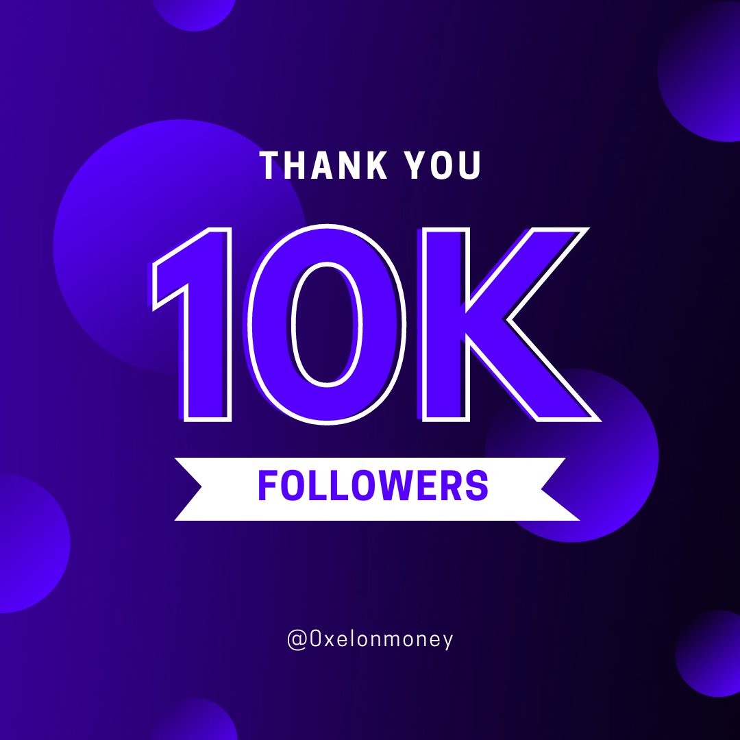 AltiorixTrades's tweet image. Thanks for the 10,000 followers!

Drop your $ETH in comments 👇

-RT &amp;amp; ❤️
-Must be followed me with notifications

⏳24h