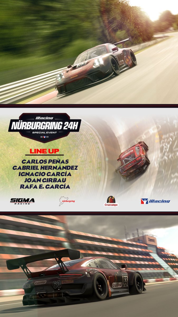 Mutoffgt's tweet image. Mañana. Bombardeen Nürburgrind.
@Gabiihl98 @Stelius447 
Nurburgrind 24 @iRacing