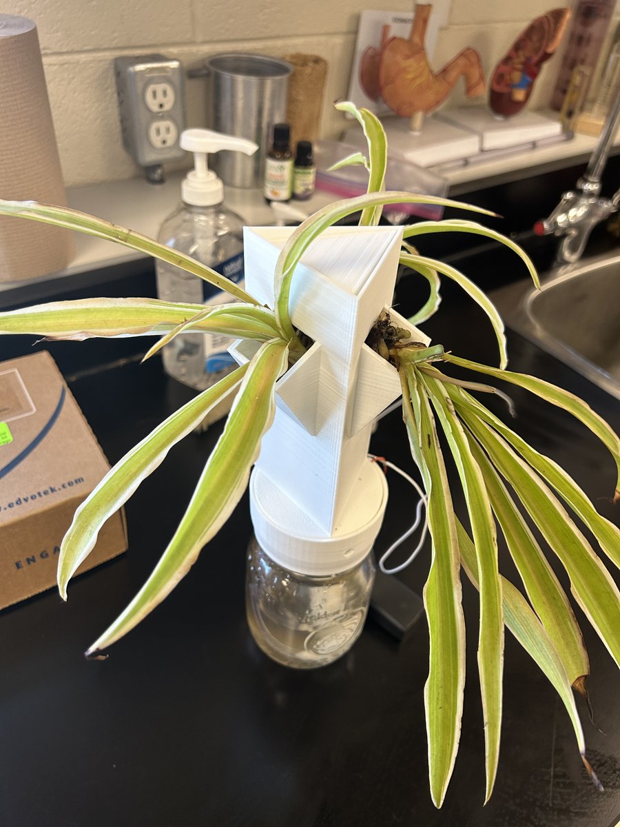 RCDSBIT's tweet image. Grade 9 @renfrewraiders automated grow towers.  Towers were designed with @tinkercad, printed with @inksmith 3d printers, wired, and coded with @microbit in @r_daber&apos;s science class.  @rcdsb @PeterBurnette #rcdsbcodes #experiential