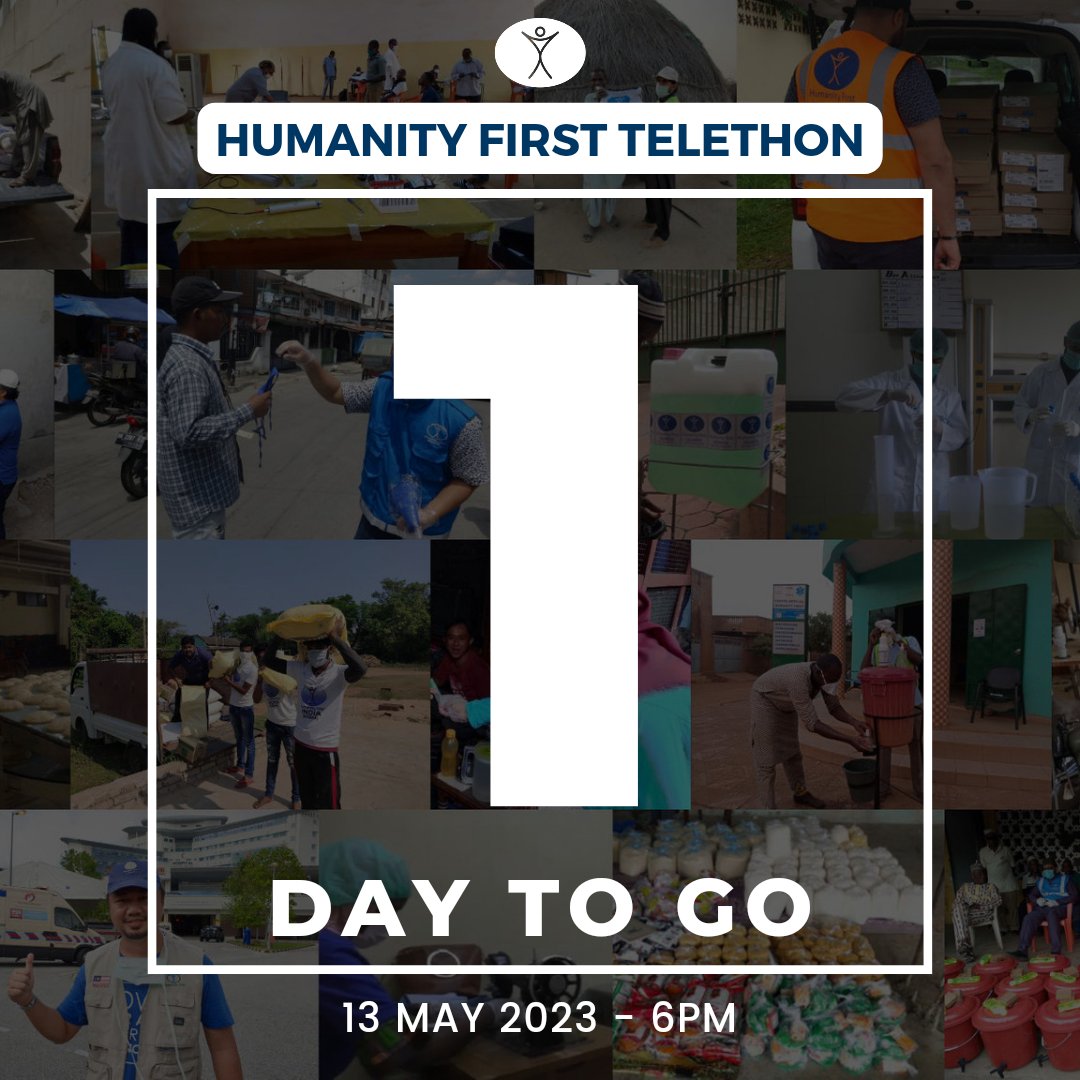 HumanityFirstUK's tweet photo. ๐ Not long now until we go live with the Humanity First 2023 Telethon!
Tomorrow at 6PM live from @muslimtv studios with host @mansoor_clarke.
An event for all to enjoy and help change lives ๐
Watch the live stream on YouTube: https://t.co/KF0anwdlwVโฆ https://t.co/9PKcnWw9sV