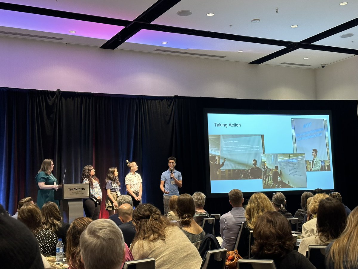 The kids are all right. Guided by impactful educators, students demonstrate the power of youth. Inspired by their stories which will sit in my heart for a long time. Thanks for sharing Ms Mackintosh! ❤️ #noiie2023 <a href="/jemacintosh/">Joanna Macintosh</a>