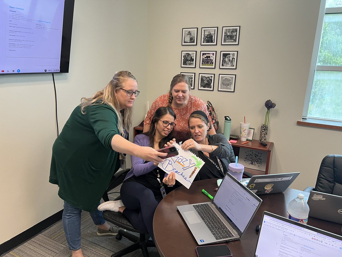 The teaming process has been established. Now it’s time to continue learning. You did a great job dividing roles, setting norms, and creating a team bond. :)
<a href="/engage_learning/">engage2learn</a> <a href="/engage2learn/">Jill Sand</a> <a href="/ElginTxISD/">Elgin ISD</a> <a href="/ddbranch569/">Diana Branch</a>