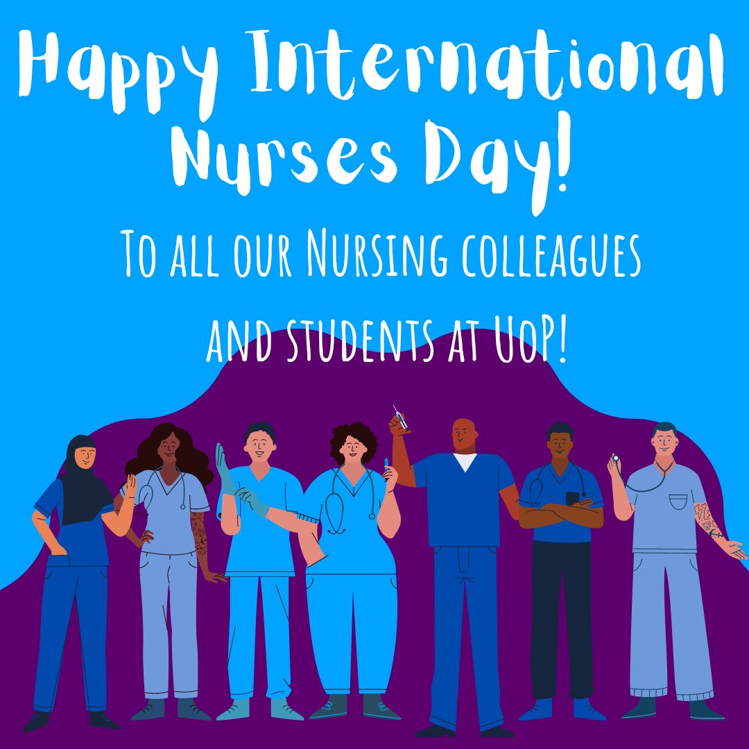 🥳 A very happy #internationalnursesday to all our #adultnurse and #mentalhealthnurse counterparts @UoP_Nursing