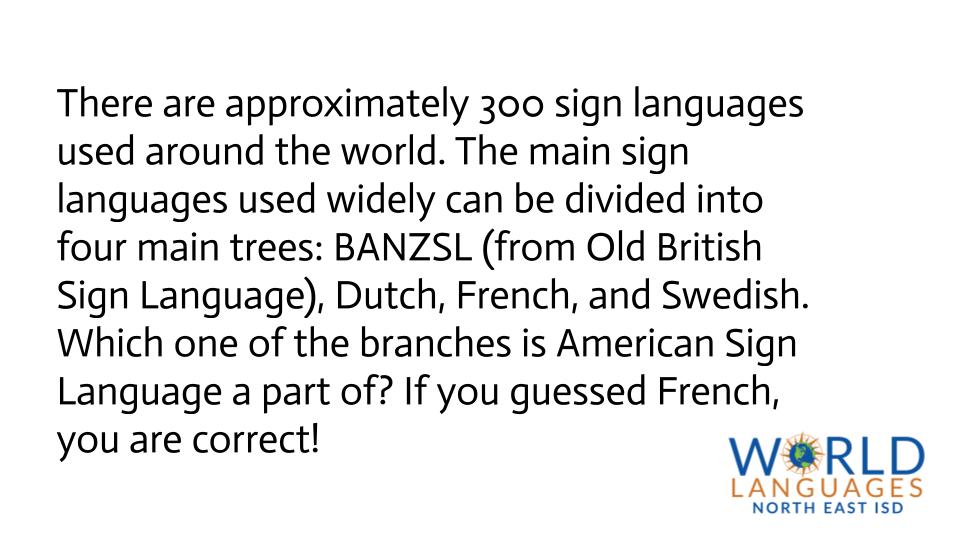 Friday's Fun Language Fact includes some ASL History today!