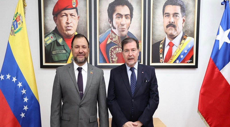 Venezuela y Chile evalúan oportunidades para elevar niveles de trabajo conjunto bit.ly/3O5VrE3
#DiplomaciaUniónYCrecimiento