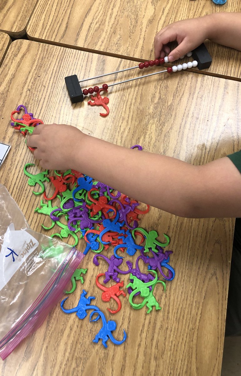 Week 35: Counting collections are the most magical time… “I can count by 5s or 10s” “you can’t steal someone’s rekenrek” “so you would really rather be a math teacher than a queen?” We heard counting in our primary language &amp; so many giggles. Thank you so much kinder counters ❤️