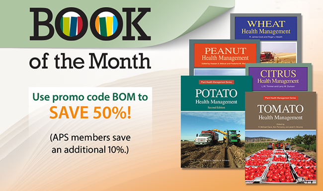 plantdisease's tweet photo. Celebrate the International Day of Plant Health by saving 50% on the May Book(s) of the Month and up to 20% on all IPM titles!
Shop BOM: https://t.co/iC30ELktw3
Shop IPM: https://t.co/zi1lgyJSRm
#InternationalDayofPlantHealth #APSPRESS https://t.co/YjhodBbsOO