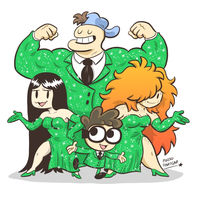 Nerd and Jock series has reached 400k subscribers on Webtoons! Thank you!