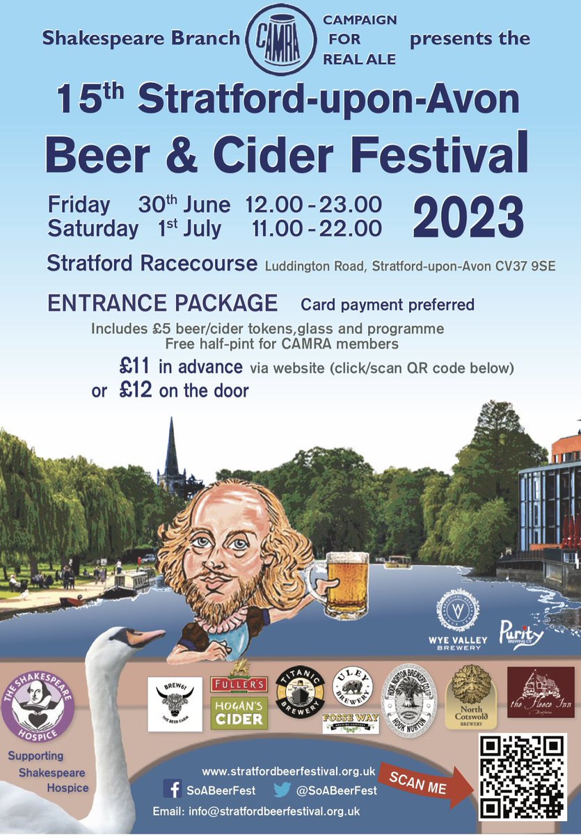 StratBeerFest's tweet image. Tickets available: tckty.camra.org.uk/e/143/stratfor…
#beerfestival #CAMRA #realale #realcider #stratforduponavon