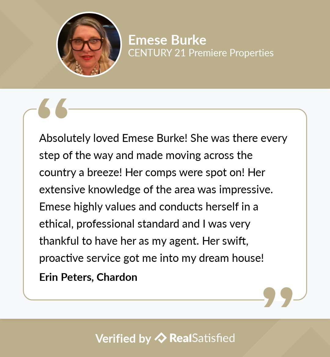 EP_Burke's tweet photo. Truly satisfied clients leave me #elated. https://t.co/uYJb99T08b via @realsatisfied https://t.co/eFhOhnKCZ5