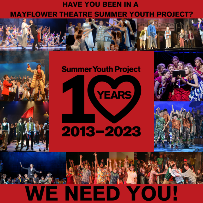 mayflower's tweet photo. Have you ever been part of a Mayflower Theatre Summer Youth Project production?

We’re celebrating our 10 year anniversary with SYP10: The BIG Reunion on Saturday 12th August and we’d love for you to join us.

Register your interest here: https://t.co/wvzx4P67ao https://t.co/O3Vq9Nc5AY
