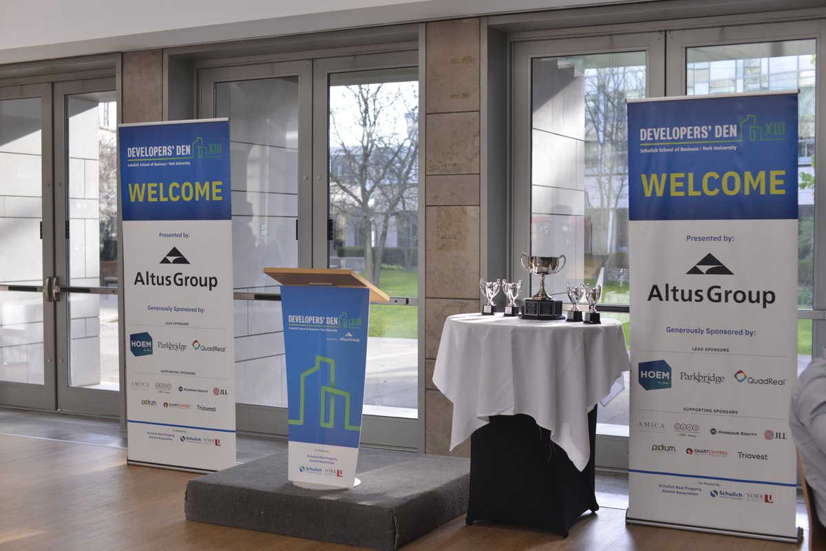 SchulichSchool's tweet photo. The #DevelopersDen competitors are off to a good start. Thank you to Presenting Sponsor @AltusGroup, Lead Sponsors #HOEM, #Parkbridge, @QuadRealGroup, and our other sponsors. https://t.co/yfSMVD4l78