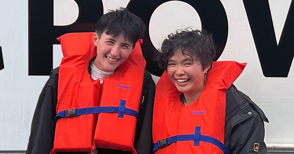 Two <a href="/WilliamsMystic/">Williams-Mystic</a> program students are the latest Crowley scholarship recipients. Jessica Jiang (R) and Ari Quasney (L) have been awarded scholarships based on their program achievements, and demonstration of Crowley’s values. Read more: hubs.la/Q01PHyDc0