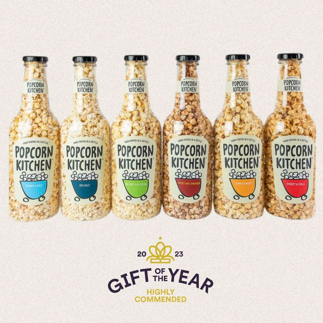 We've been awarded HIGHLY COMMENDED at the Gift of Year Awards 🍿🏆

We are over the moon to announce that our Giant Moneybox Bottles have #won the highly commended #award at The Giftware Association's Gift of the Year awards! 

Shop here: popcornkitchen.co.uk/collections/gi…