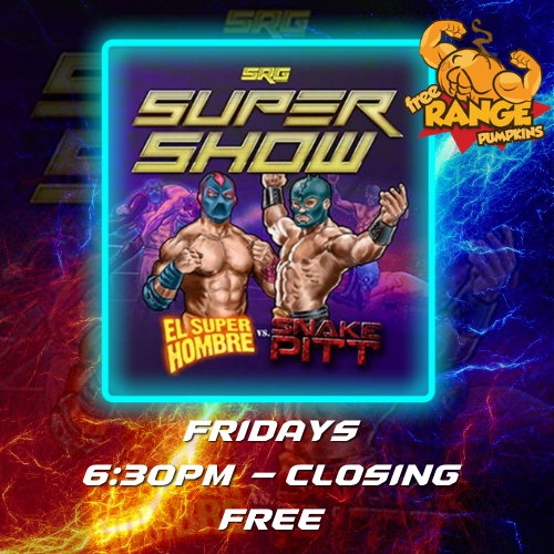 frpumpkins's tweet photo. Come on out and play the BEST wrestling game ever made!!
That's right, SuperShow Shodown is here. Come in on Fridays from 6:30pm - closing, for free wrestling mayhem! Who's your favorite wrestler? #SuperShow #Showdown https://t.co/INZGP96ZJJ
