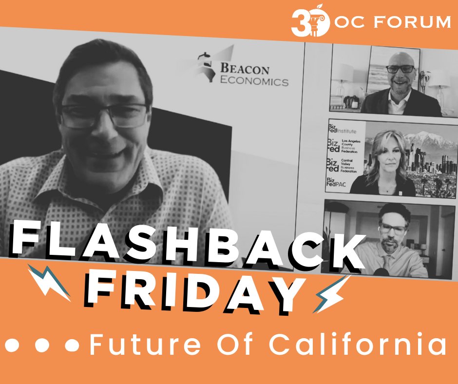 FBF to our "Saving The Dream: The Future Of California" program, where our panel of California leaders discussed the future of our golden state. Tune in here if you missed the conversation: commlab.tv/OCFCalifornia