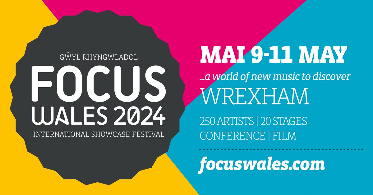 Gwnewch cais i chwarae : Apply to play FOCUS Wales 2024 🎪 Applications are now open to new music artists worldwide of all genres 🙌 Apply now at: focuswales.com/music