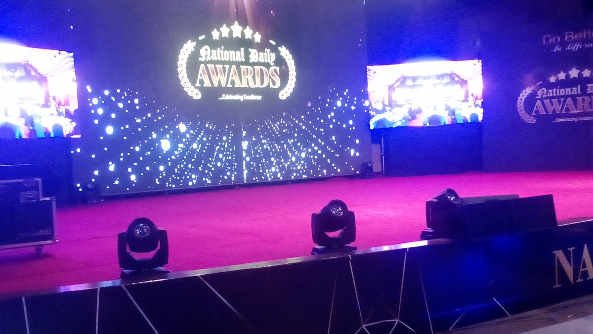 NationalDailyNG's tweet photo. Photo: The wait is over as the stage for the National Daily Awards is set!
#NationalDailyAwards #DoBetterBeDifferent #NationalDailyNewspaper https://t.co/XjlG11MLot