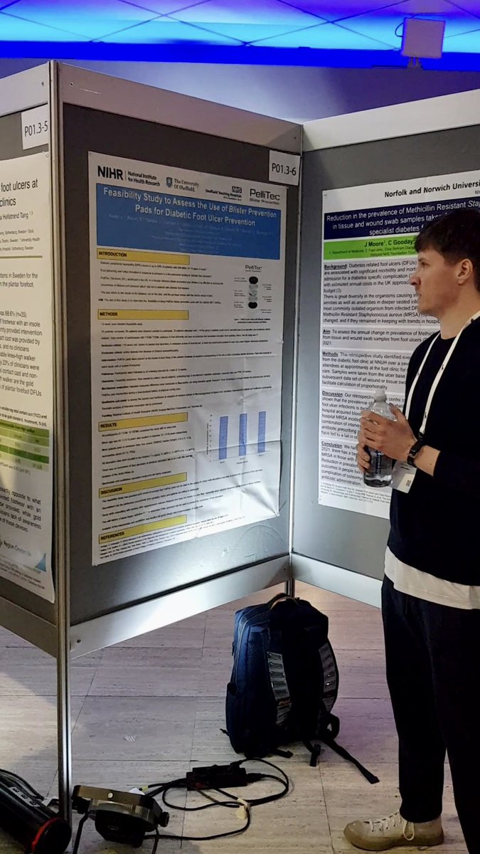 JonCampey's tweet photo. Fantastic few days at @IntSympDF in Den Haag, The Netherlands presenting our latest feasibility study into diabetic foot management. Time to go home, write up and plan for the future. Great to catch up with colleagues too. https://t.co/z9LJp7jtdO