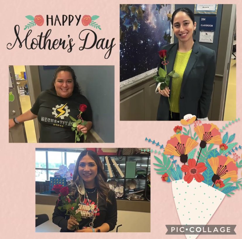 psja_tstem's tweet photo. “ A mother is your first friend, your best friend, your forever friend.” Happy Mother’s Day to all our Strong, Inspiring and Beautiful Titan Moms! 💙⚡️🌹 https://t.co/Wt7H8SYKYG