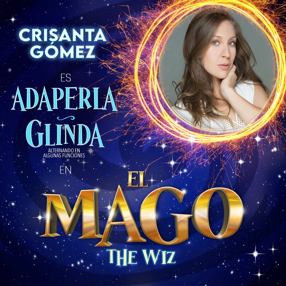 CRISANTA GÓMEZ es Adaperla y en algunas funciones alternando Glinda en “El Mago” (The Wiz)

Los esperamos a partir del 30 de junio en el Teatro Hidalgo con Lucero Mijares, María del Sol y un gran elenco!

Boletos en <a href="/ticketmaster_mx/">Benjamin Hernandez</a> 
ticketmaster.com.mx/search?q=the+w…

<a href="/CrisantaArtista/">CRISANTA</a>