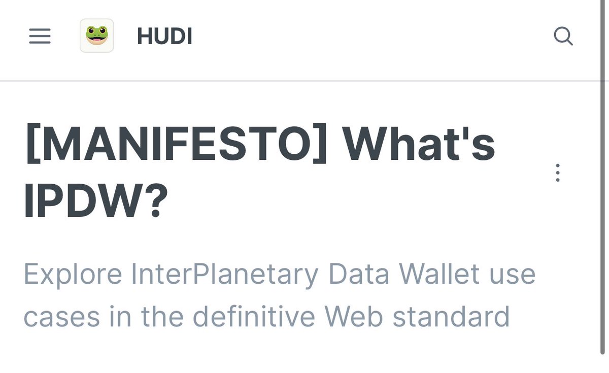 DisterMick01's tweet photo. 🚀👀 Exclusive sneak peek into what we're working on at #HUDI: groundbreaking #IPDW protocol will revolutionize data ownership and monetization! 

🔐 Empowering users while keeping privacy &amp; security as our top priority https://t.co/wBw8qcgv2C