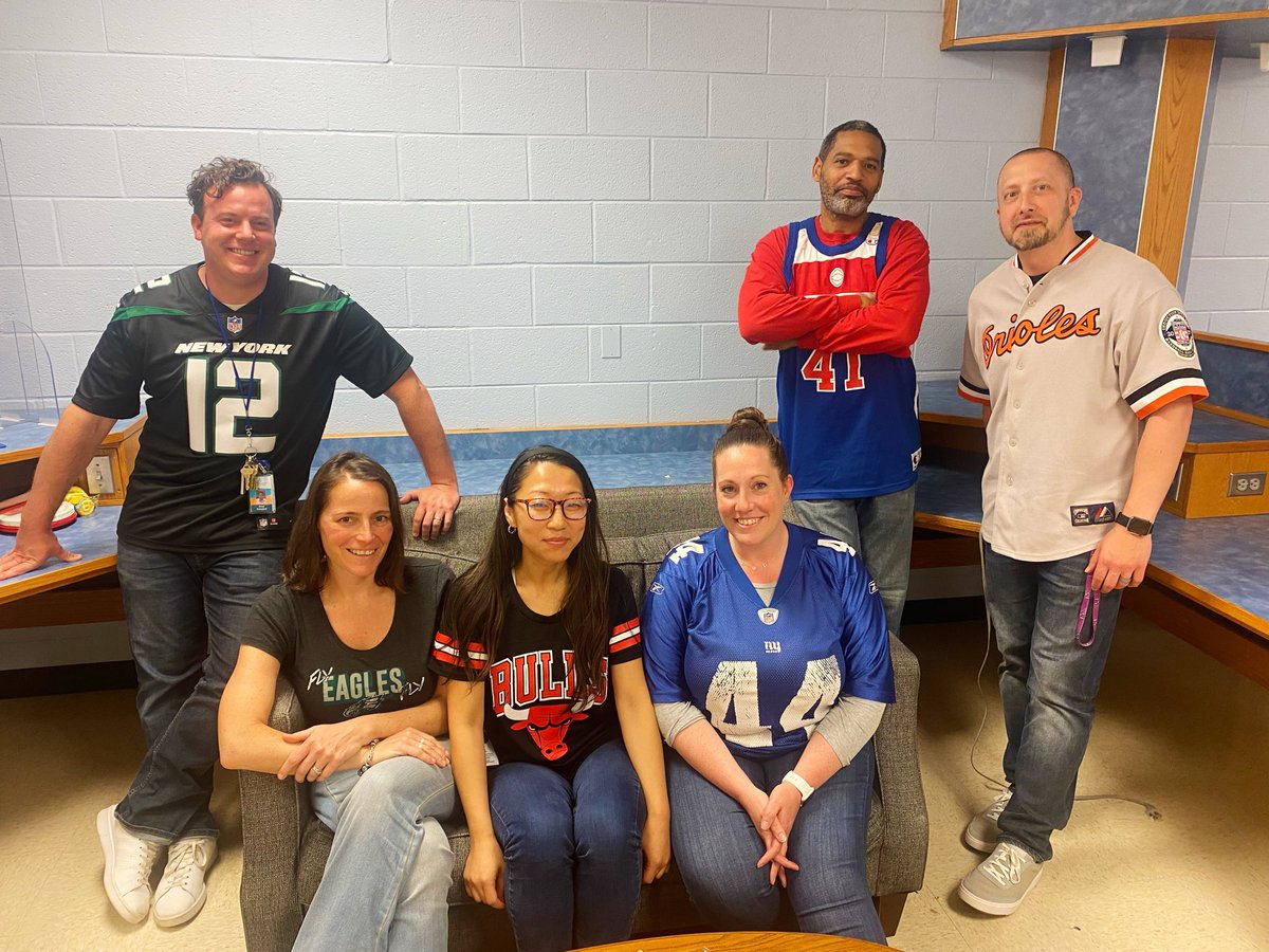 Sports Jersey Day! Because everyone is a 1st round pick for the Key MS Dream Team!