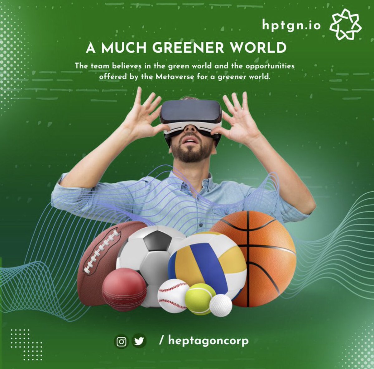 #Heptagon The team believes in the green world and the opportunities offered by the Metaverse for a greener world. Take your place in the stadium! The world's largest #Stadium ℹ️ hptgn.io #metaverse #coin #crypto #Binance #BTC #Cryptocurency #VRChat #META #ETH