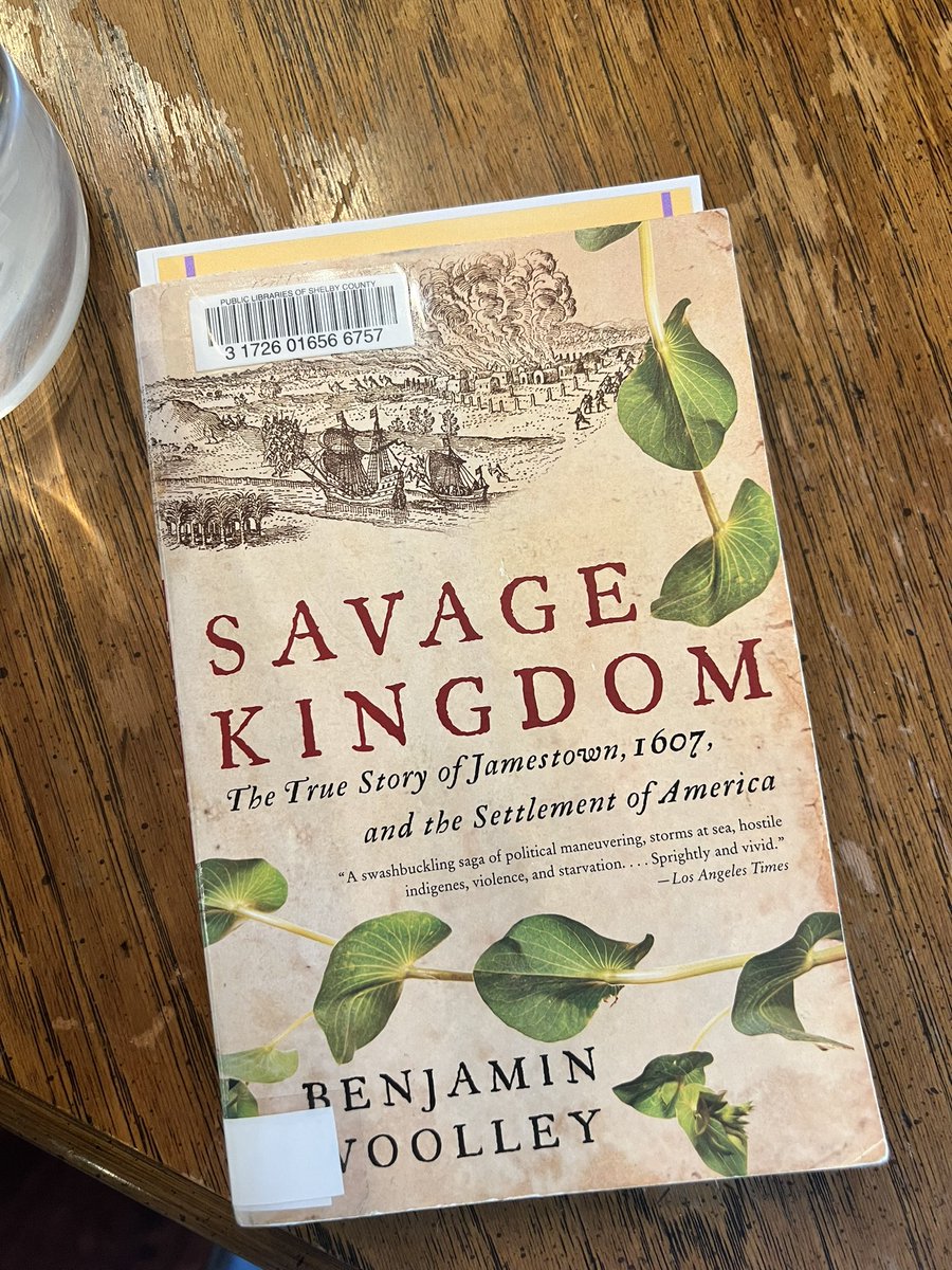 CassidyCash's tweet photo. @HeidiMalagisi1 The Savage Kingdom by Benjamin Woolley. https://t.co/2ez56ZIKKj