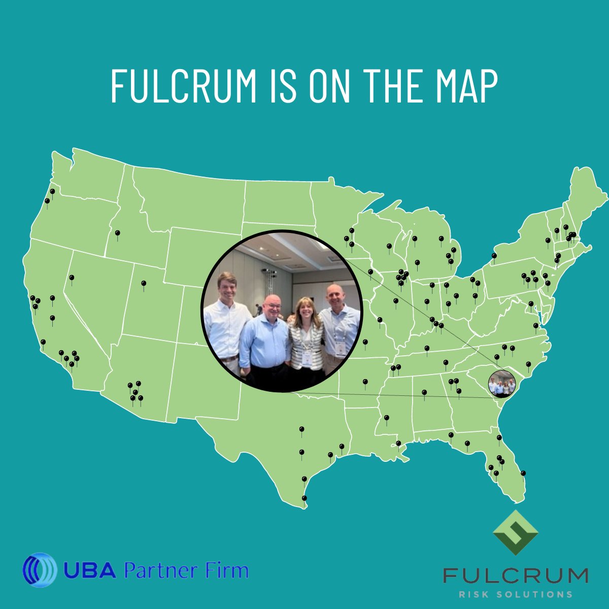 Fulcrum is one of over 200 offices across the country partnered with United Benefit Advisors. Earlier this week, our team attended the UBA Conference in Charlotte, NC to discover new ways to provide the best in-class services and solutions for our clients.