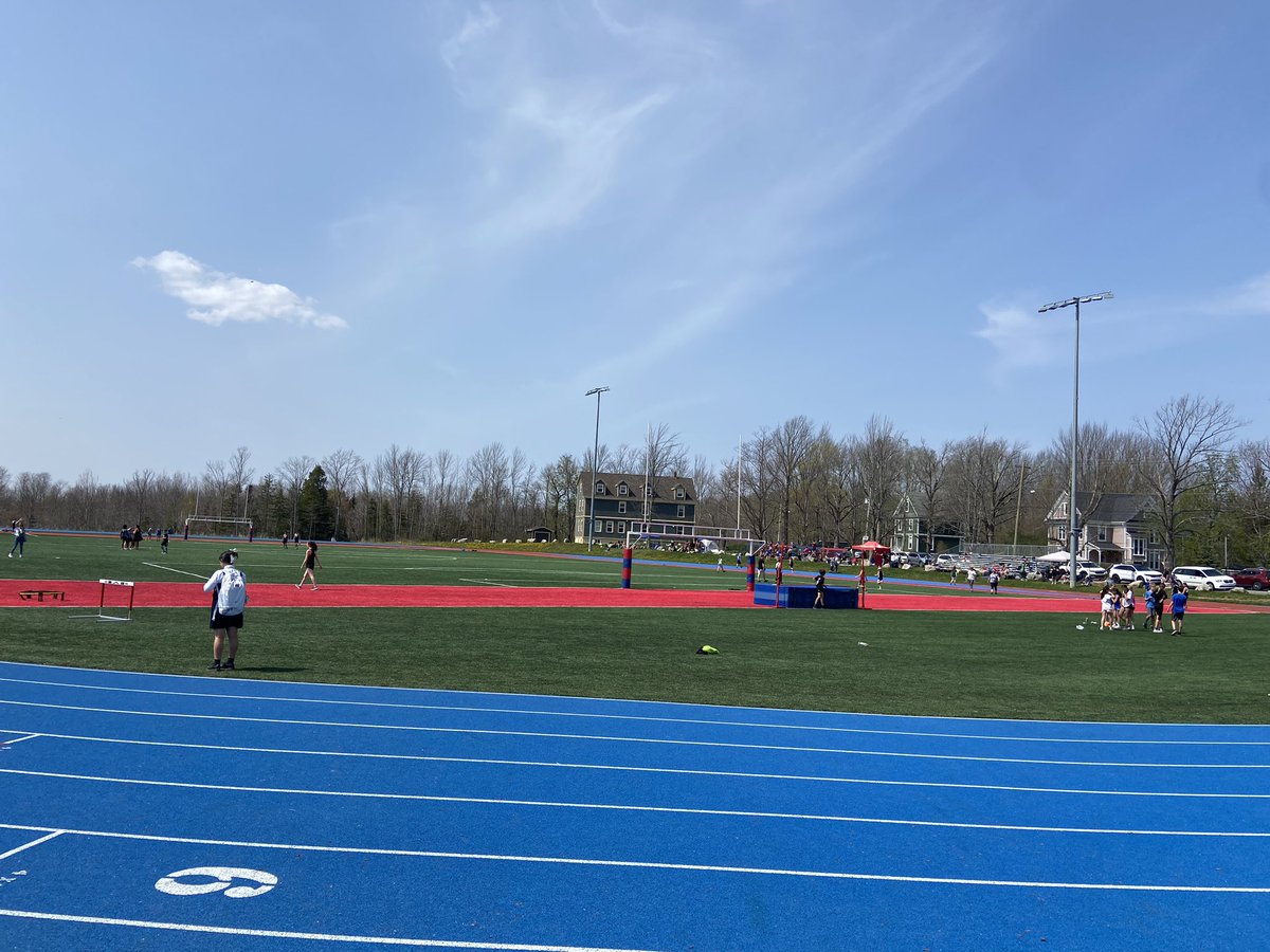 Spending the day at Kings Edgehill today for track and field districts! Awesome to see all the athletes compete! <a href="/KCAKentville/">KCA</a>
