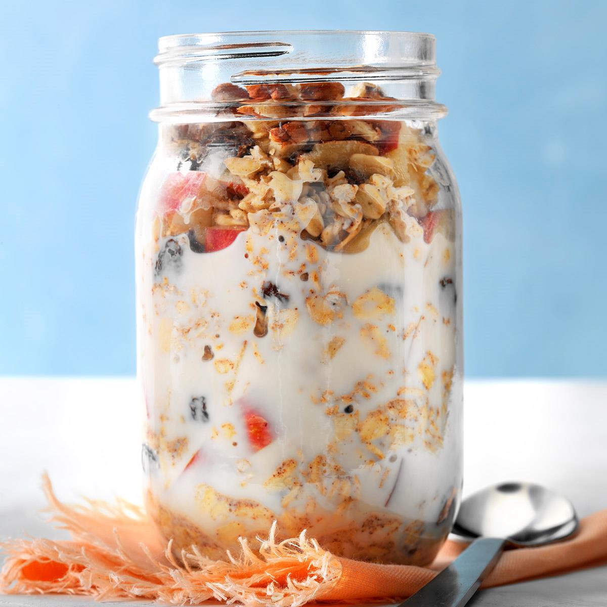 Apple #cinnamon Overnight Oats. #foodiefriday #organic bit.ly/2ospEjK