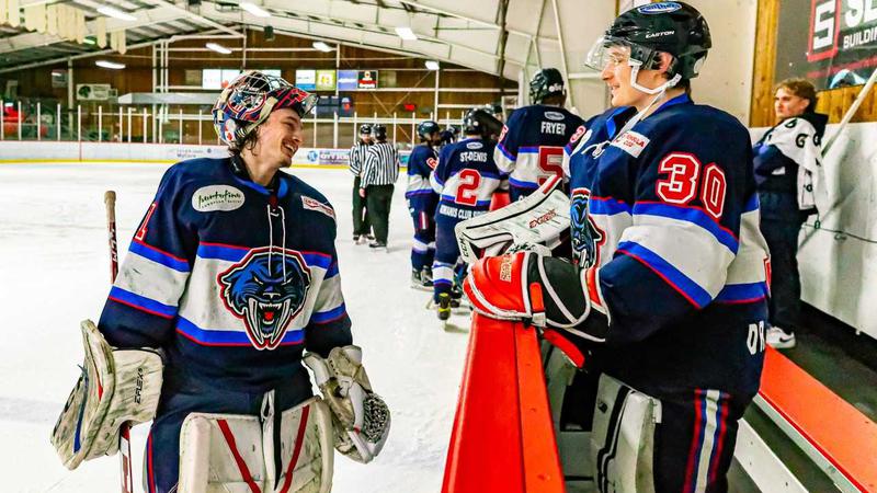 princealbertnow's tweet photo. ‘A dream come true’: Twin goaltenders from Prince Albert end junior careers together in B.C. https://t.co/Q18pObe9Gf https://t.co/3CkqaA4iC7