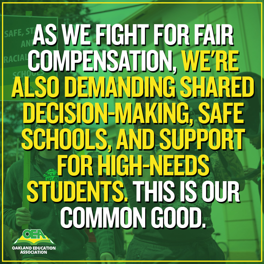 Oakland Education Association tweet media