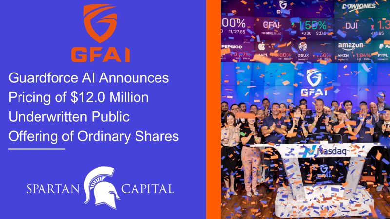 sethfarbman1's tweet photo. Congrats to @VStockTransfer client - #Nasdaq: $GFAI. Always a pleasure working with the Spartan Capital Securities, LLC team!

#vstock #stocktransfer #transferagent https://t.co/g9awaHDXvb