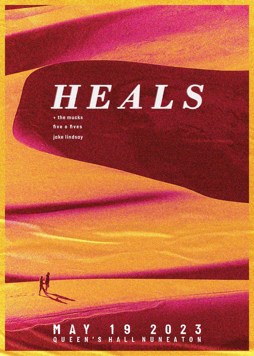 📣ONE WEEK TODAY, NUNEATON📣

One last gig before our hiatus so let’s make it an absolute banger with legends <a href="/the_mucks_music/">The Mucks</a> , @thefiveofives and Jake Lindsay

Tickets here: eventbrite.co.uk/e/heals-live-a…