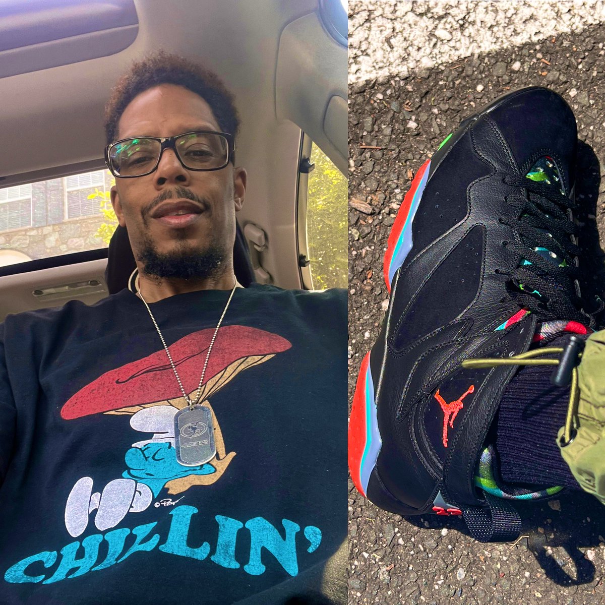 Multipl65789944's tweet image. Good afternoon peeps. We pulling out the Barcelona Night 7s today. One of my personal fav in the 7 collections. #kotd #jordan7 #barcelonanights