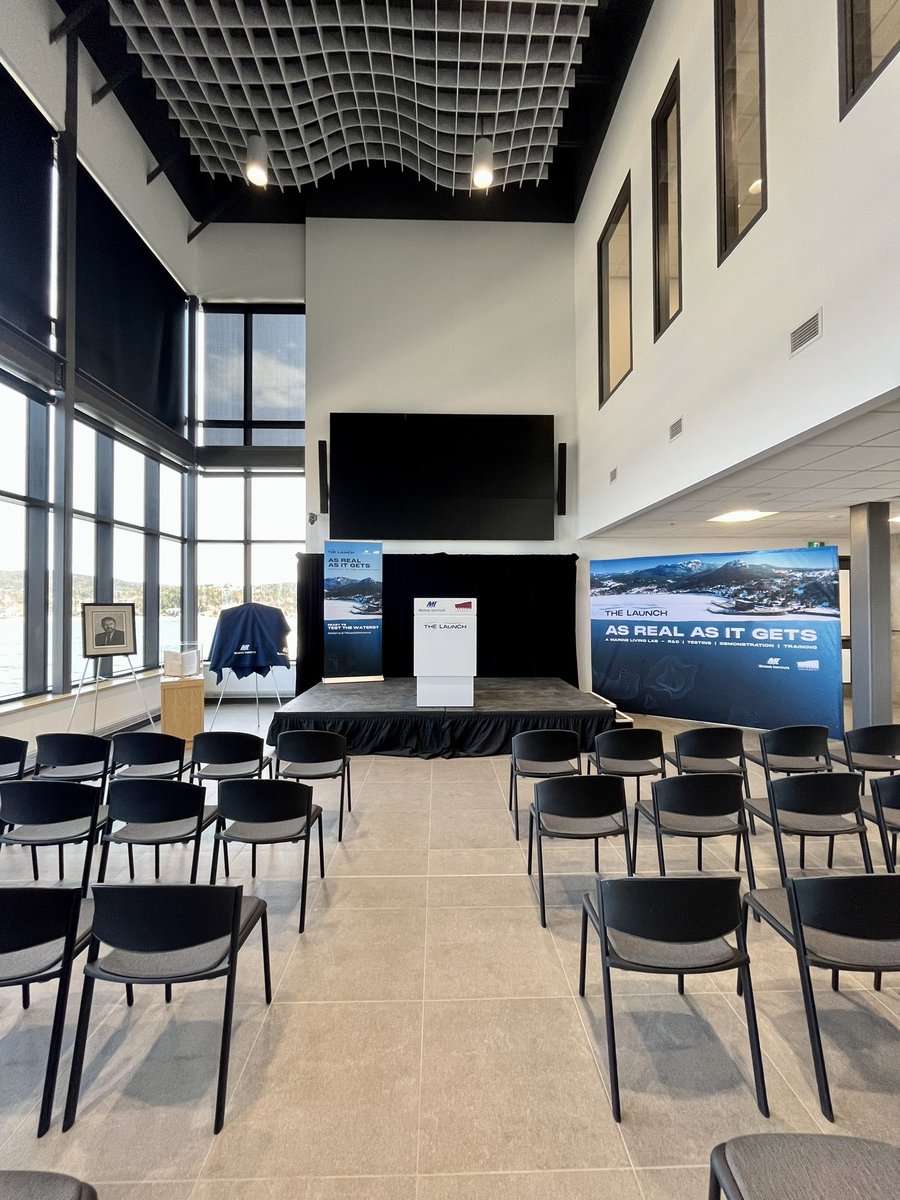 SNEAK PEEK! 🌊 The Official Opening for The Launch is Monday, May 15th. We are eager and excited to present the new facility - a launch pad for ocean innovation. 

#thelaunch #oceaninnovation #marineinstitute @townofholyrood