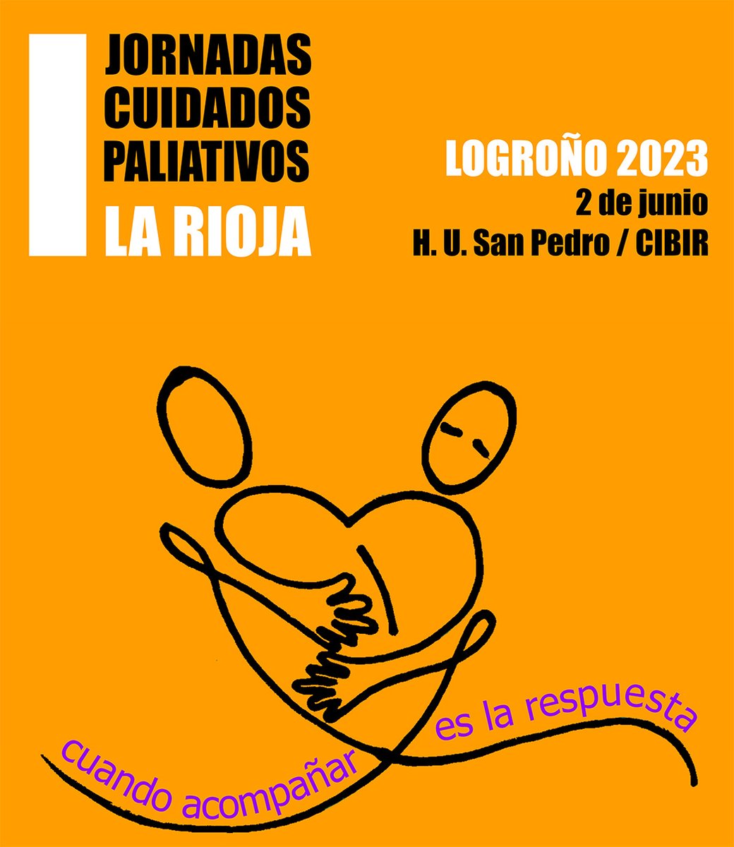 🔵 La Fundación Rioja Salud organiza el 2 de junio en Logroño las I Jornadas de #cuidadospaliativos de La Rioja con el lema 'Cuando acompañar es la respuesta' ⬇️ ⬇️ 

🔗 bit.ly/42PaDcH