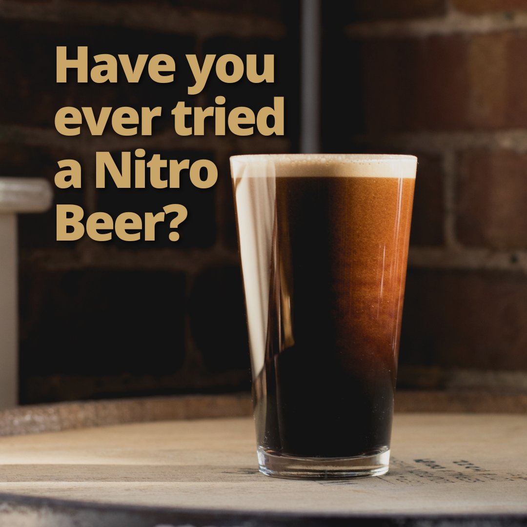 BeerCanada's tweet photo. Have you tried Nitro Beer? It is a style of beer carbonated with nitrogen gas instead of carbon dioxide (CO2) gas used in most beers. It results in smaller bubbles, giving the beer a smooth, creamy texture with a thick, frothy head.
#Beer101 #NitroBeer #Beer https://t.co/fv2Qh5M2Mj