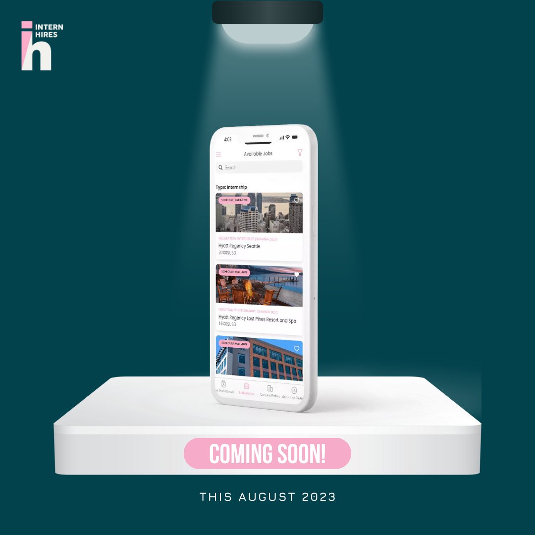 InternHires's tweet photo. 👀 Are you ready to take the first step to a rewarding career path in hospitality?

Learn more and join our waitlist and be among the first to use our new career app, InternHires!
👉https://t.co/pA9twNxBTu

#hospitalitycareers #internships #opentowork https://t.co/sfJtSptnME