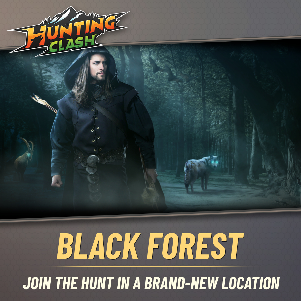 HuntingClash's tweet image. Hunters and Huntresses!
Join a hunting expedition in the southwest regions of Germany, where many well-known legends originated. Your adventure begins with a hunt for common species!
Good luck!