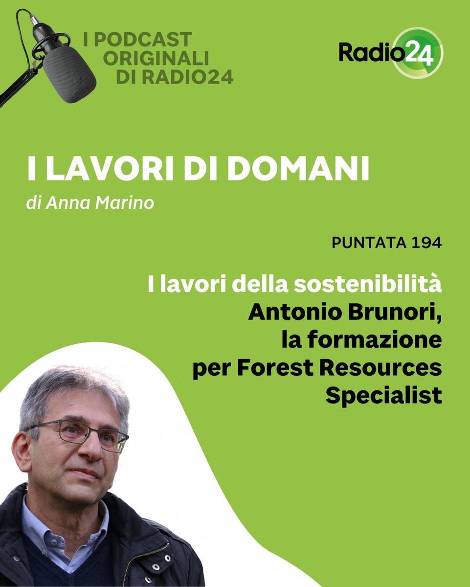#Sostenibilità e #climatechange: Antonio Brunori, Segretario Generale <a href="/pefcitalia/">Pefc Italia</a>, racconta la professione di #Dottoreforestale, un ruolo sempre più importante in tanti settori, dal fintech al food. Ascolta la sua storia nel podcast “I lavori di domani”: bit.ly/42wCBKK