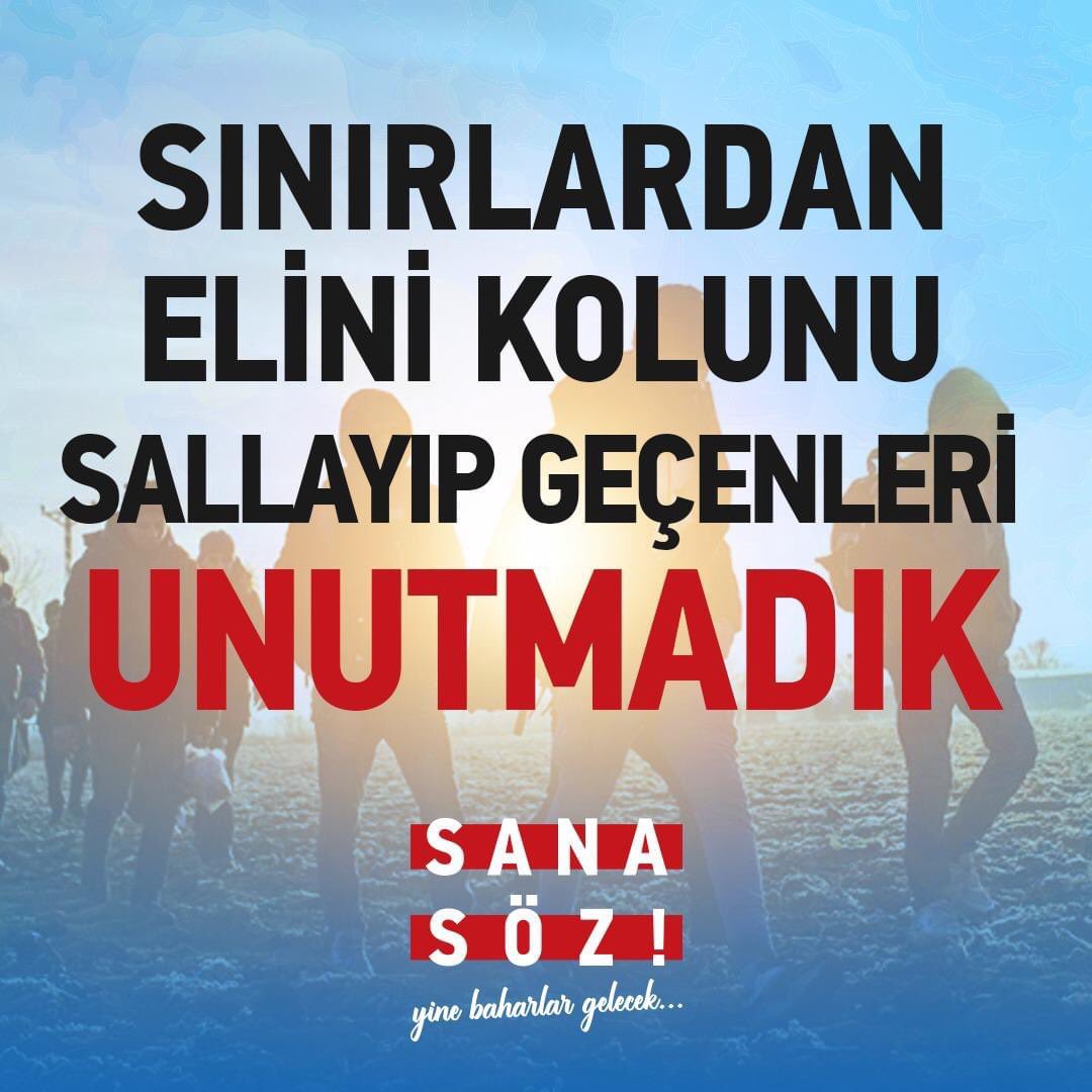 BİZ BUNLARIN HİÇ BİRİNİ #unutmadık 

#SanaSöz