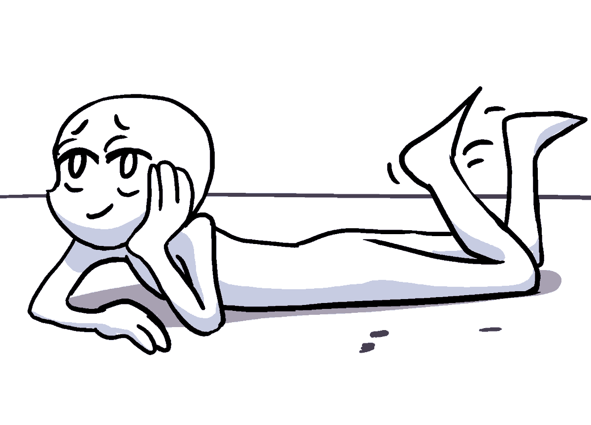I love when a fighting game character loses and their "KOed" pose is just like