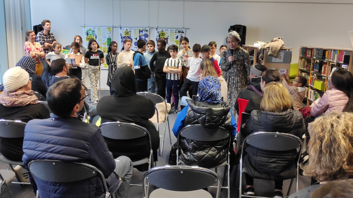 Restitution du projet ALEA "le cri de la fourmi" piloté par les auteurs illustrateurs les Tigres Gauchers. 
Pour une défense des insectes...
Un grand merci à C. Bourdois du SMAE. 100%#EAC #E3D
<a href="/acrennes/">Académie de Rennes</a> <a href="/DSDEN_35/">DSDEN 35</a> <a href="/edd_acrennes/">EDD Académie de Rennes 🌿🌍</a> <a href="/ORoullier/">Olivier Roullier</a> <a href="/sbcpc35/">Bachelot Stéphanie</a> <a href="/Commelind/">Delphine Commelin</a> <a href="/metropolerennes/">Rennes Ville et Métropole</a>