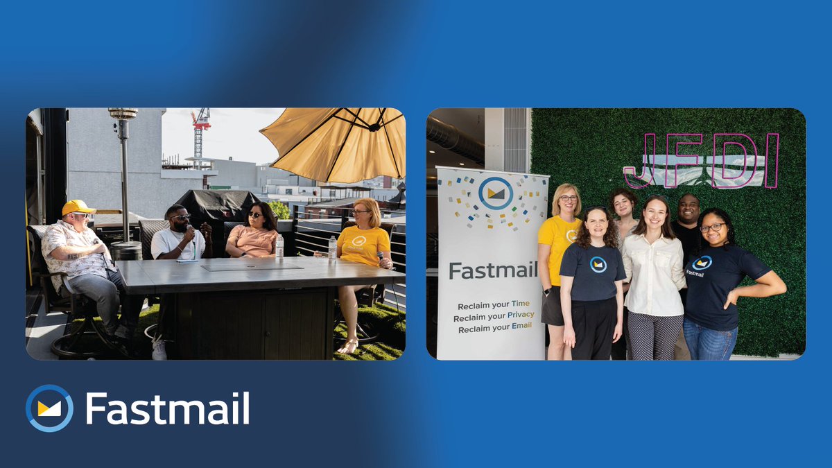 Fastmail's tweet photo. We had an amazing time at Philly Tech Week #PTW2023.  

If you missed our LIVE Digital Citizen panel discussion, no worries! 

Subscribe to the #digitalcitizen podcast to get a notification when the episode is available.
https://t.co/T8JgQYGu3v https://t.co/xQ2kj7tVWd